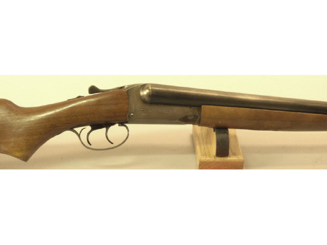 Appraisal: Stevens double barrel shotgun mismarked forestock