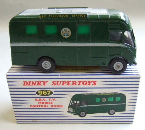 Appraisal: A Dinky BBC TV mobile control room boxed Illustrated