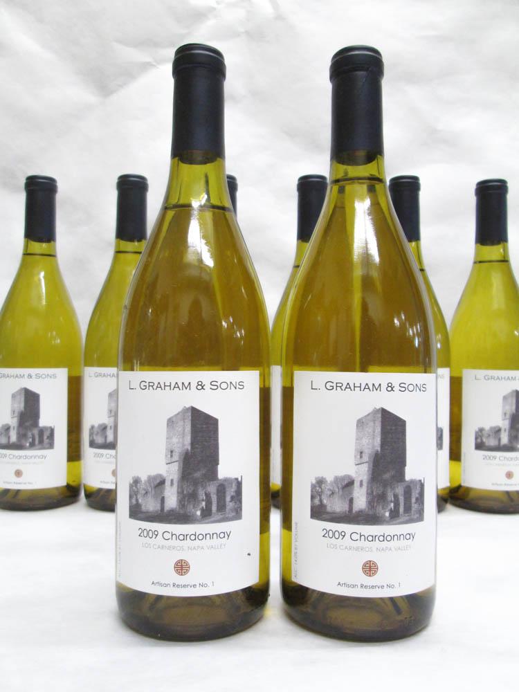 Appraisal: EIGHTY-EIGHT BOTTLES OF VINTAGE CALIFORNIA CHARDONNAY L Graham Sons Artisan