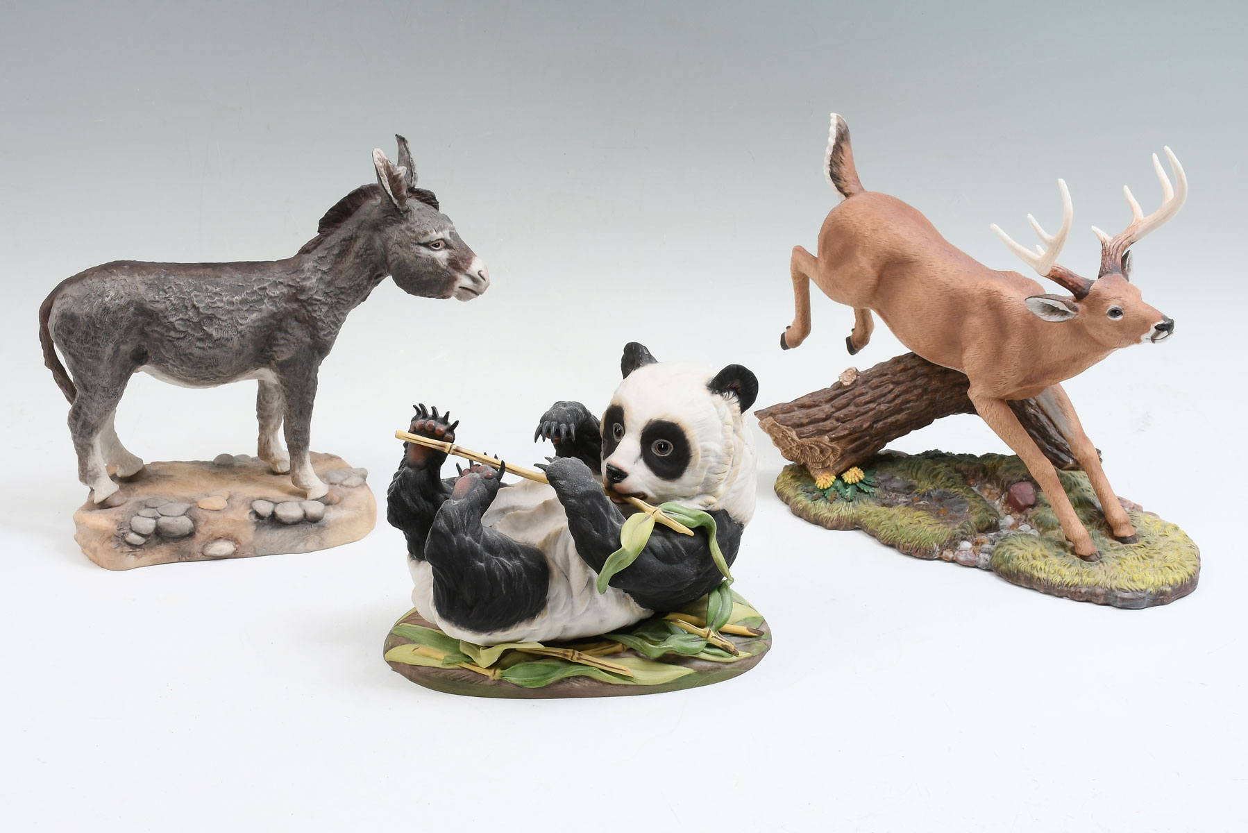 Appraisal: PC BOENM PORCELAIN ANIMAL COLLECTION Comprising - Ten Point Whitetail