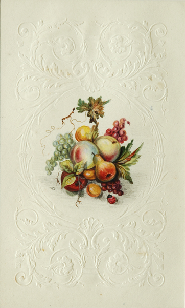 Appraisal: William B Dexter - Still Life with Fruit pencil and