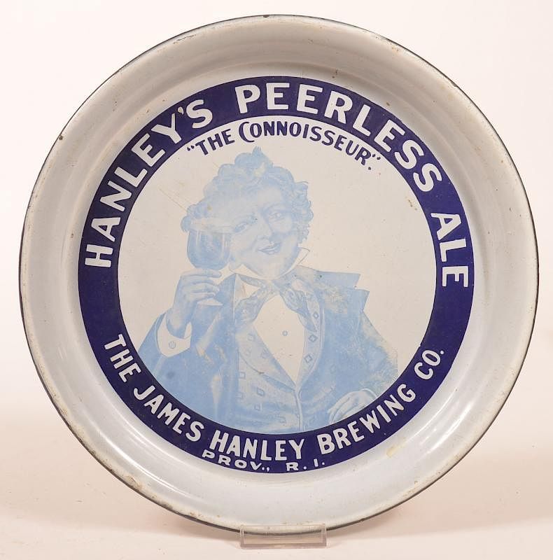 Appraisal: Hanley's Peerless Ale Porcelain Tray Hanley's Peerless Ale Porcelain Tray