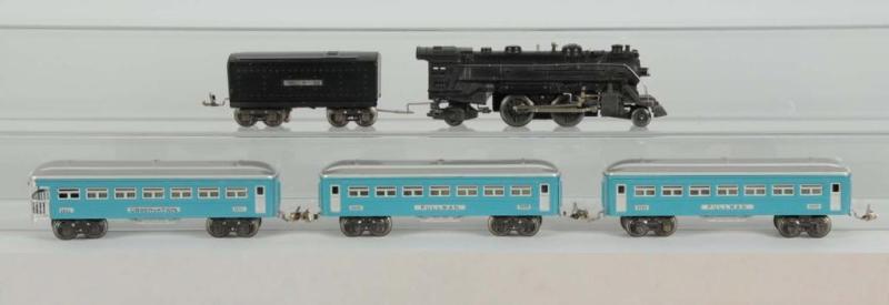 Appraisal: Lionel No W O-Gauge Passenger Train Set Description Pre-war Includes