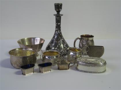 Appraisal: Collection of sterling silver hollow ware th century