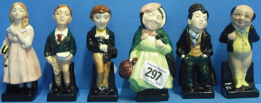 Appraisal: Royal Doulton Miniature Dickens Figures David Copperfield Sairy Gamp Artful