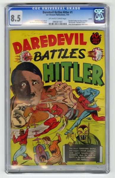 Appraisal: Daredevil Battles Hitler CGC Click for full description