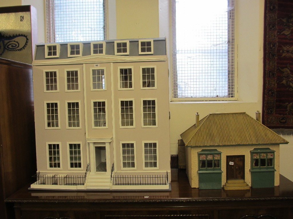 Appraisal: Two dolls houses and accessories