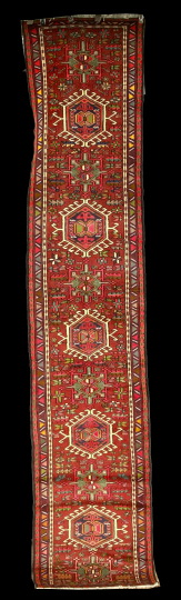 Appraisal: Semi-Antique Persian Heriz Carpet ' x '