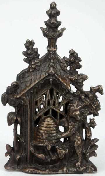 Appraisal: Cast Iron Bee Hive Still Bank Manufactured by A C