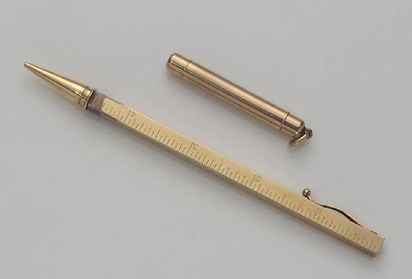 Appraisal: Two k gold pencils gross weight approximately gr