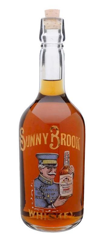 Appraisal: Sunny Brook Whiskey Enameled Back Bar Bottle Circa Nice image