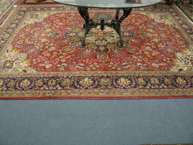 Appraisal: Tabriz Persian Handmade Room Size Rug gorgeous floral designs throughout