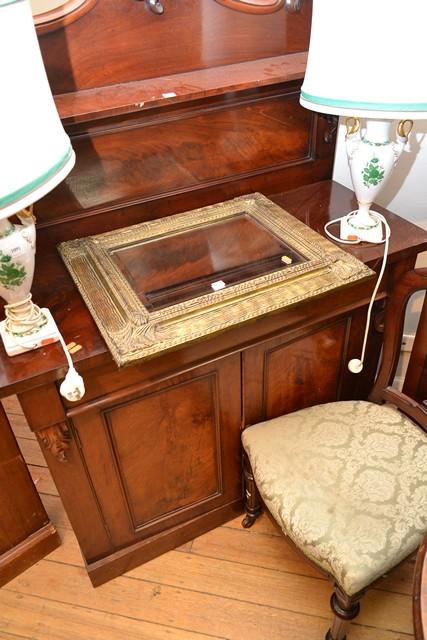 Appraisal: A PAIR OF SMALL GILTWOOD MIRRORS A PAIR OF SMALL