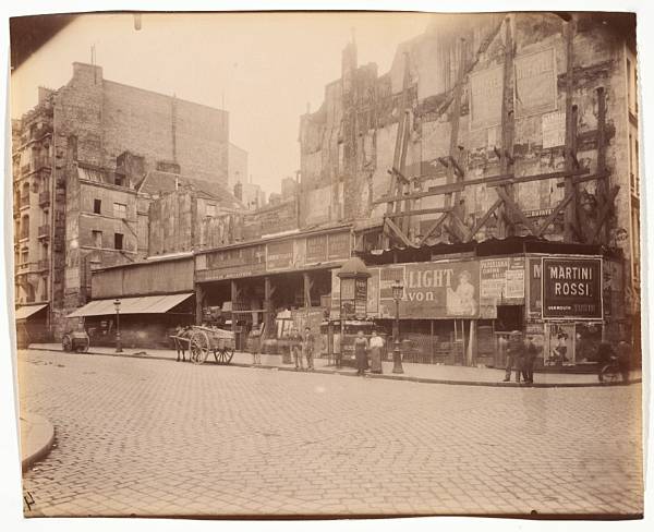 Appraisal: Eug ne Atget French - Coin Rue Beaubourg et Grenier