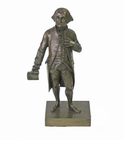 Appraisal: Standing cast bronze figure of George Washington th century