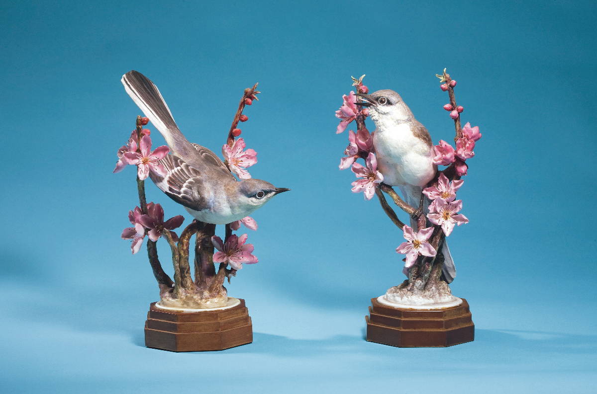 Appraisal: DOROTHY DOUGHTY PAIR OF ROYAL WORCESTER PORCELAIN FIGURES OF quot