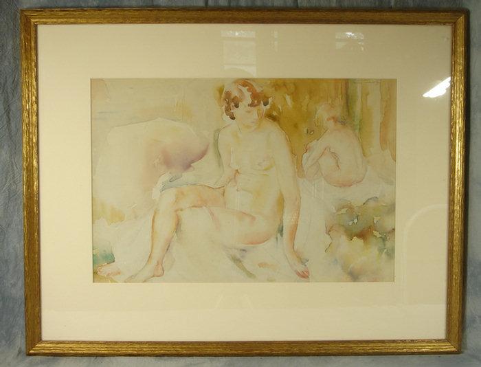 Appraisal: Gertrude Schweitzer American FL NJ - w c Studies of