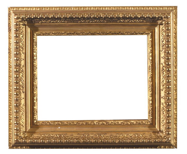 Appraisal: A TH CENTURY GILT AND GESSO FRAME moulded with scrolling