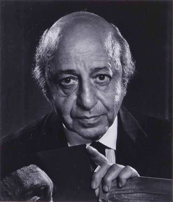 Appraisal: Yousuf Karsh photograph American Canadian - SELF PORTRAIT c gelatin