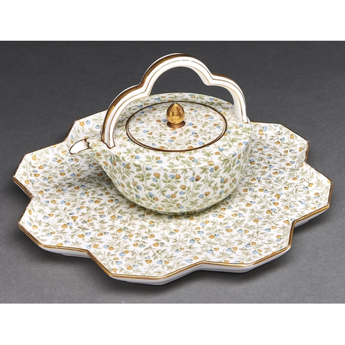 Appraisal: A Wedgwood bone china tea kettle and cover and a