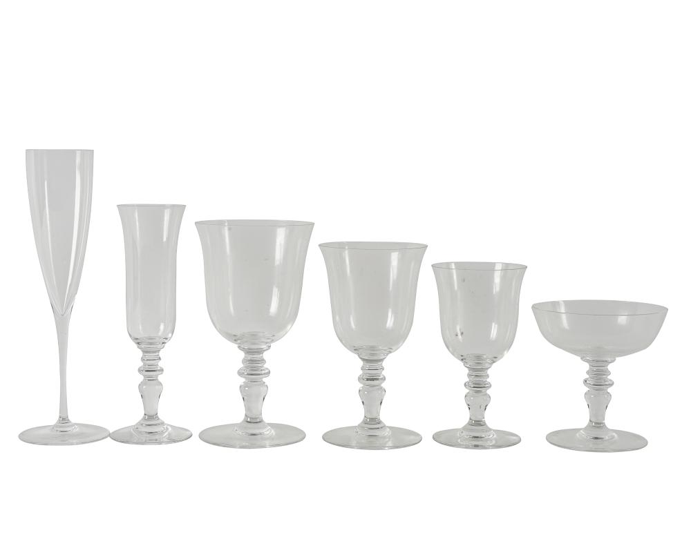 Appraisal: BACCARAT PROVENCE STEMWARE SERVICEeach piece marked comprising water goblets high