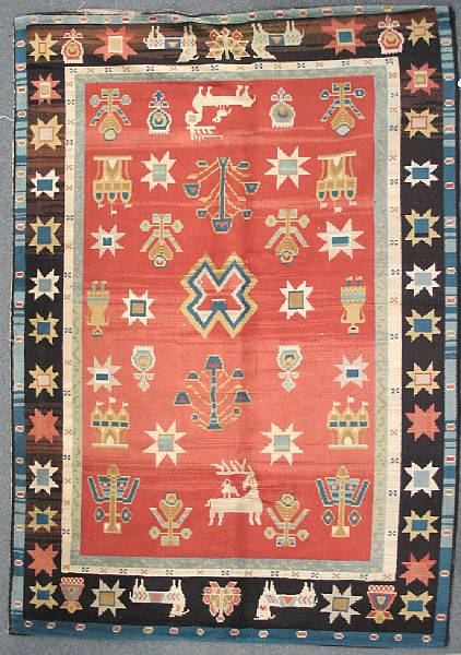 Appraisal: A Northern European carpet size approximately ft in x ft