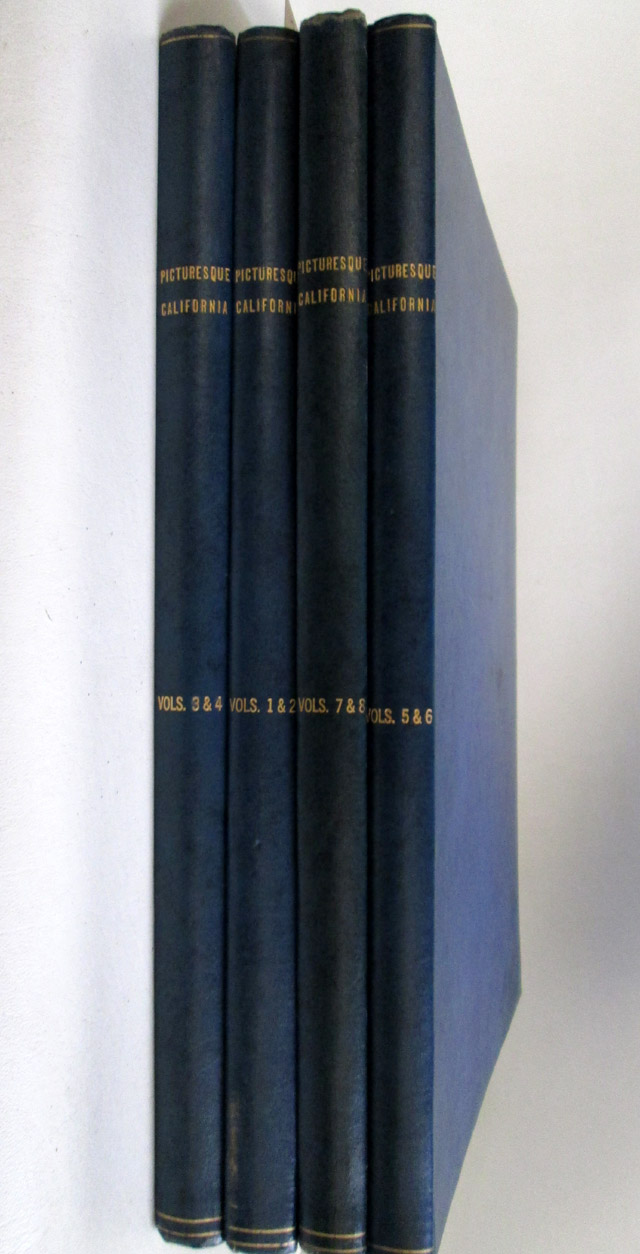 Appraisal: FOUR BOOKS OF PICTURESQUE CALIFORNIA four volumes with seven sections