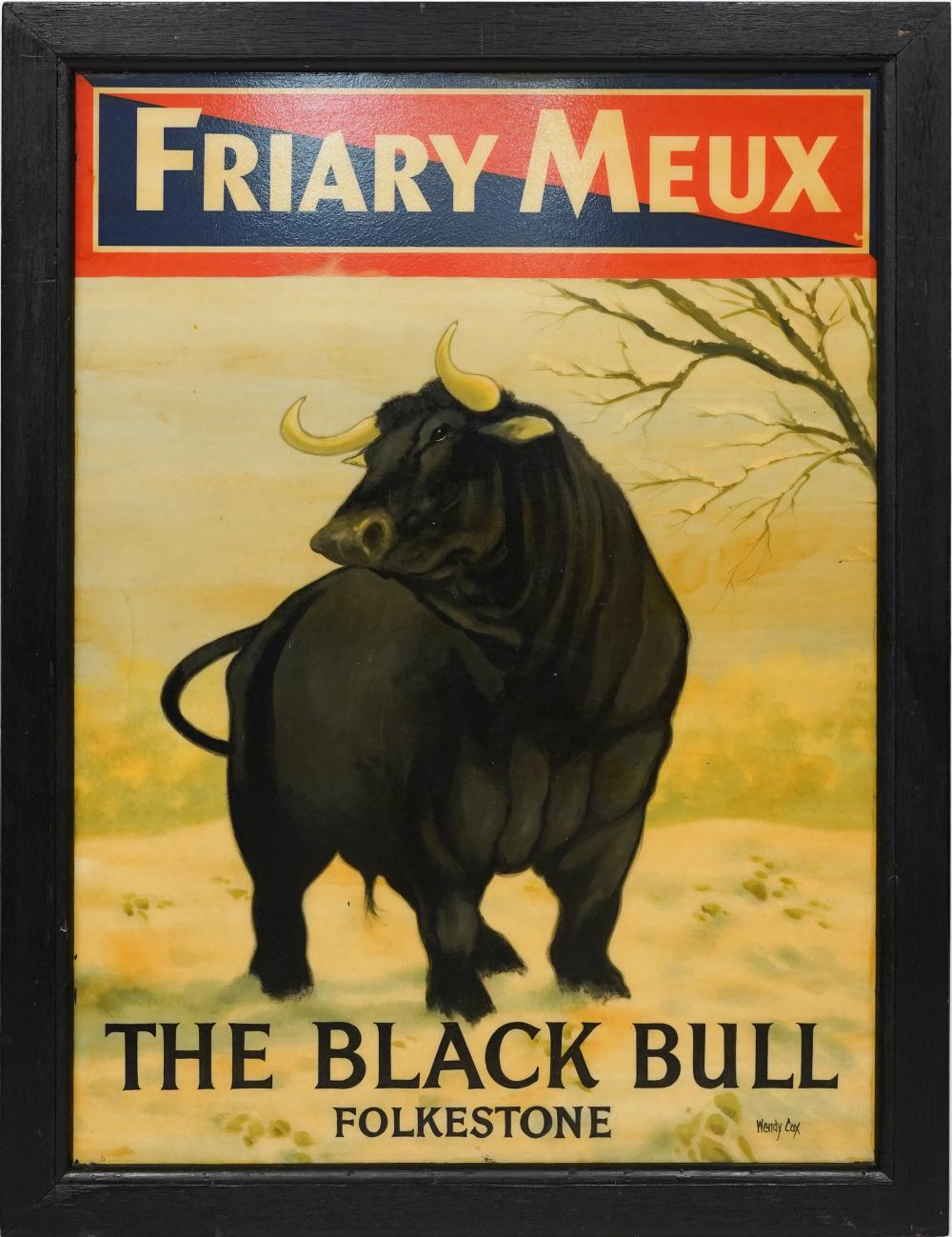 Appraisal: DON RICKLES WENDY COX FRIARY MEUX THE BLACK BULL lacquered