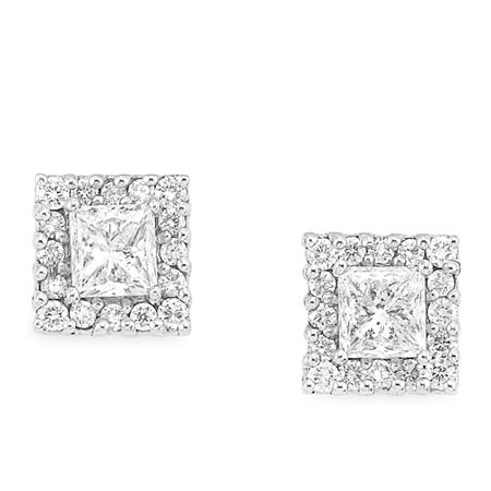 Appraisal: Pair of Diamond Earrings Estimate -