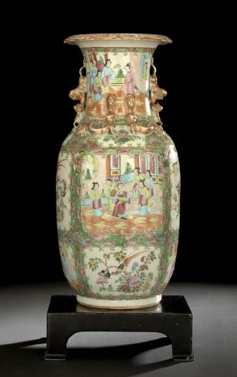 Appraisal: Good Large Chinese Export Porcelain Vase th century of thick