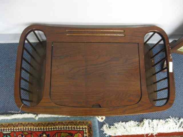 Appraisal: Breakfast Tray with side compartments bookrack