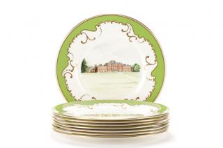 Appraisal: Chelsea House British National Trust Plates Chelsea House American founded