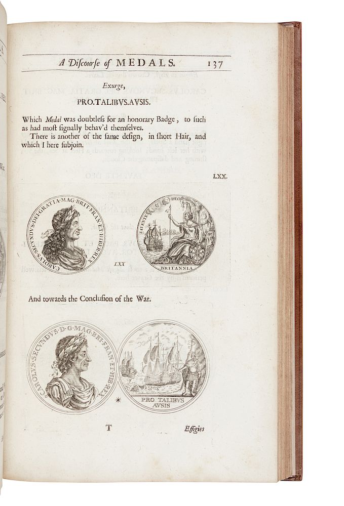 Appraisal: EVELYN John - Numismata A Discourse of Medals Antient and