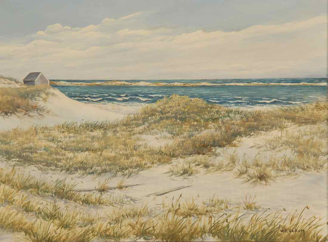 Appraisal: WENDELL COLLUMAmerican th CenturyHarding's Beach Chatham depicting a coastal landscape