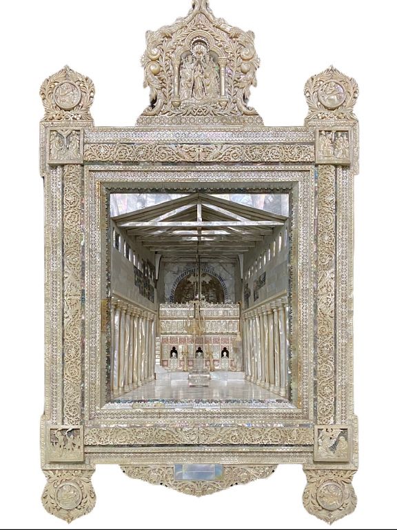 Appraisal: Mother Of Pearl Bethlehem Church of Nativity LARGE Mother Of