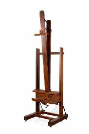 Appraisal: A Nineteenth Century French Studio Easel bearing the label 'HOSTELLET