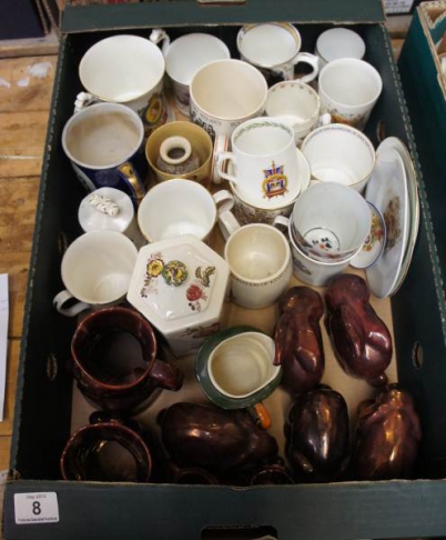 Appraisal: A collection of pottery to include Commemorative Mugs Noddy Ware