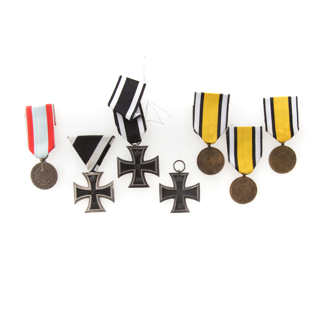 Appraisal: Military German Medals group of seven including two and style