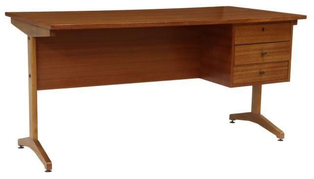 Appraisal: Italian mid-century teak writing desk AV Arredamenti Contemporanei c s