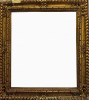 Appraisal: Antique Carved Gilded Wooden Frame Antique Carved Gilded Wooden Frame