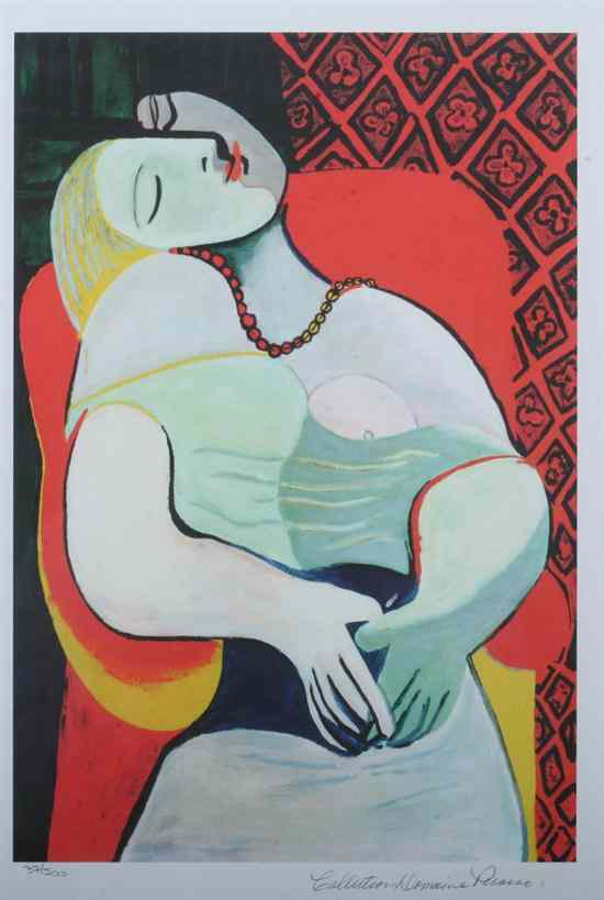 Appraisal: AFTER PABLO PICASSO th century GROUP OF FOUR WORKS each