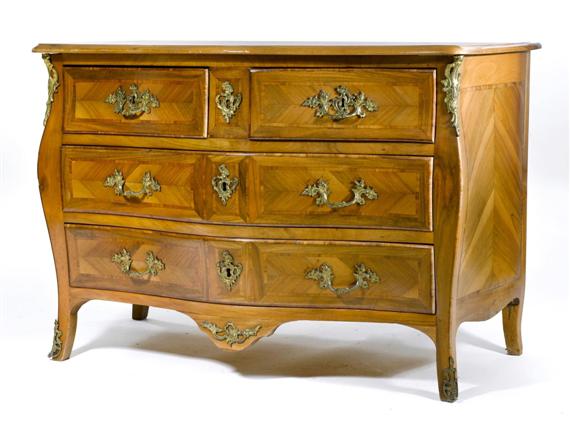 Appraisal: CHEST OF DRAWERS Louis XV France or western Switzerland th