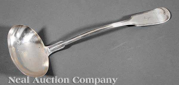 Appraisal: An Alabama Coin Silver Ladle Walter Pearce Co Mobile wc