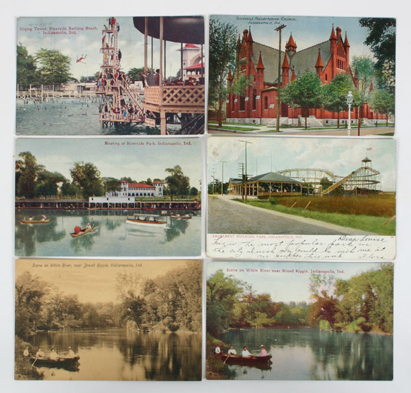 Appraisal: Lot of postcards from Indianapolis Indiana some real photo all