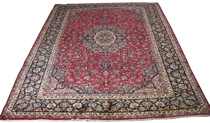 Appraisal: A Mashad Carpet ca 's Classic central medallion with palmettes