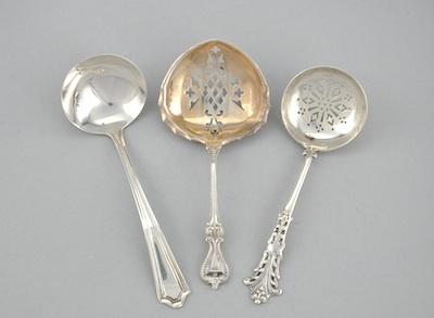 Appraisal: A Lot of Three Sterling Silver Spoons Consisting of a