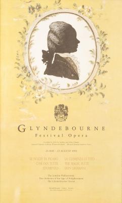 Appraisal: Glyndebourne Festival Opera st - rd August a framed advertisement