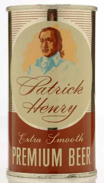 Appraisal: Patrick Henry Flat Top Beer Can - Near perfect One