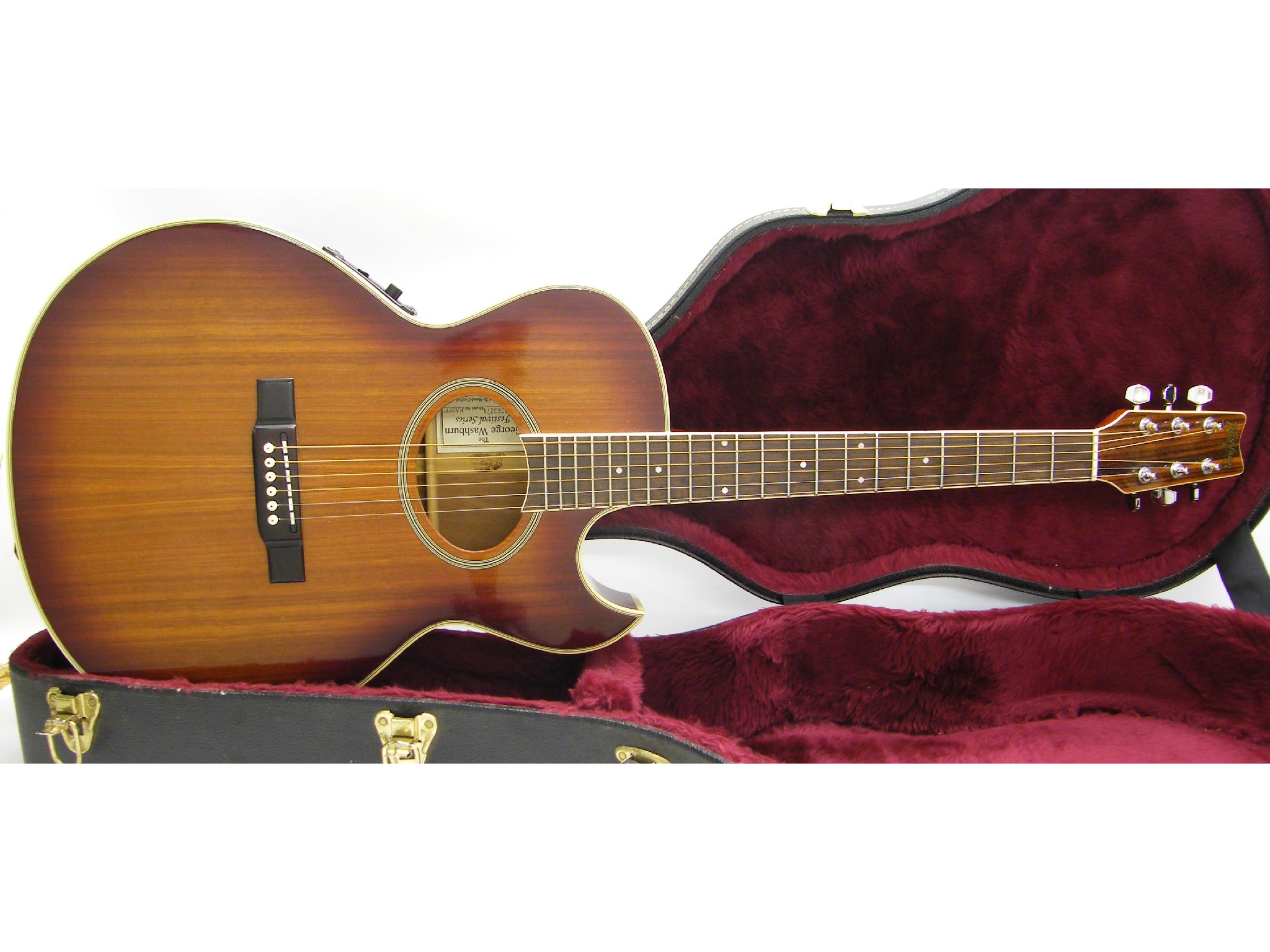 Appraisal: Washburn George Washburn Festival Series EA TS electro-acoustic guitar ser