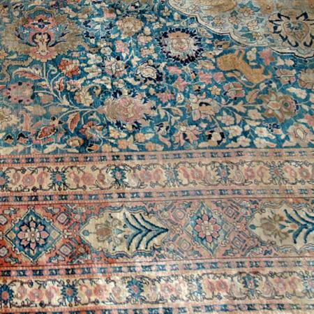 Appraisal: Indo-Persian Silk Rug Estimate -